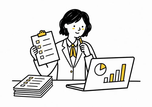 求職者への課題・悩みをヒアリングし分析するイメージ
